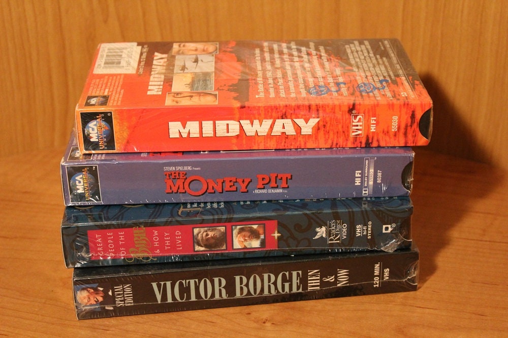 Factory Sealed VHS Movie Tapes Classic Films Renowned Etsy