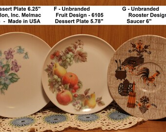 Melmac Melamine Dinnerware ~ Variety of Styles & Brands