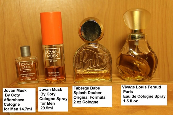 Vintage Perfume Miniatures Parfum Vintage Fragrances Jovan Musk Cologne