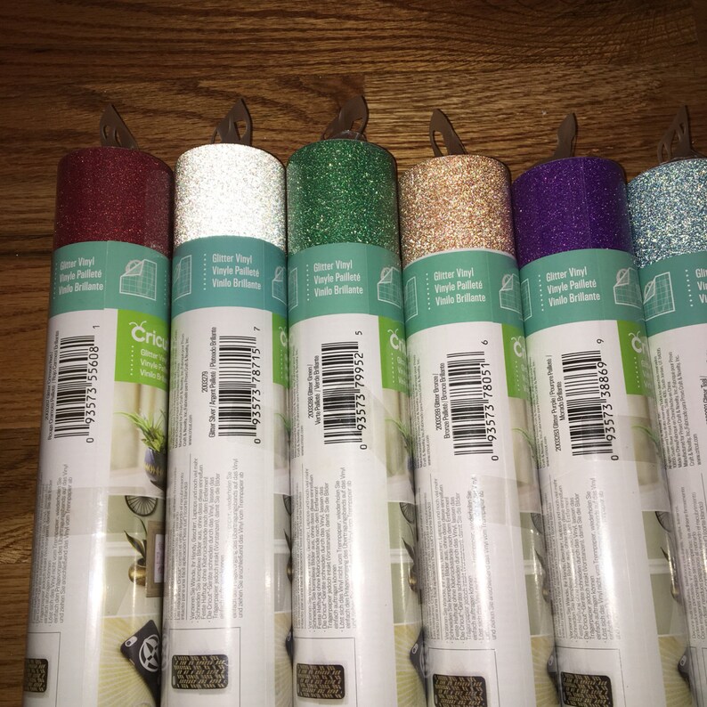 Cricut Adhesive Glitter Vinyl Roll Etsy