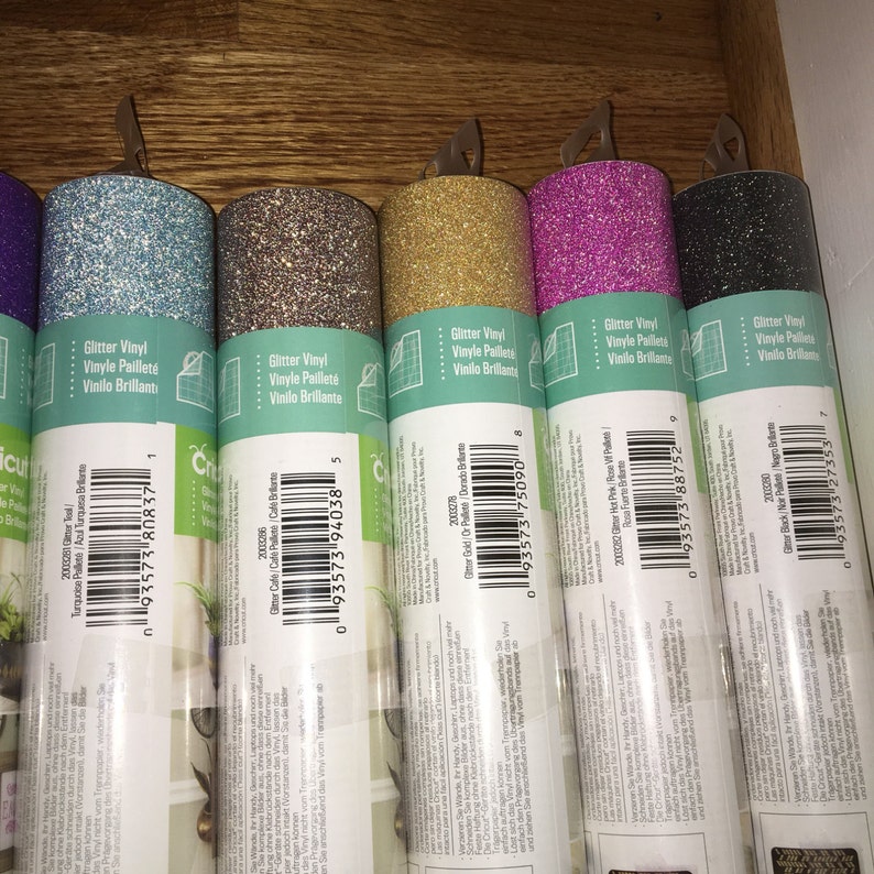 Cricut Adhesive Glitter Vinyl Roll Etsy