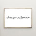 Always and Forever Print, Nursery Wall Art, Typography Print, Nursery ...