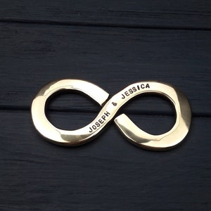 Bronze infinity symbol, 8th anniversary, bronze infinity, infinity symbol, 8 year anniversary gifts, gift for her, bronze sculpture