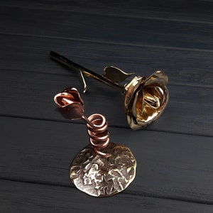 Rosa in bronzo, regalo di anniversario in bronzo, scultura in bronzo, regali per 8 anni di anniversario, regalo per lei, fiori in bronzo, regalo per 19 anni in bronzo