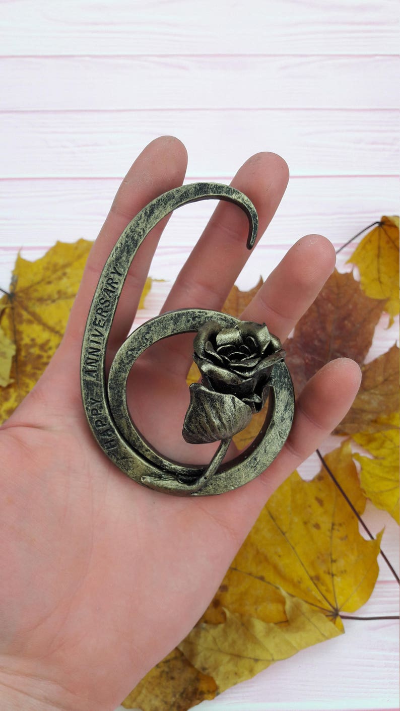 6th Anniversary Gift Iron Jewelry Iron Anniversary Iron Etsy