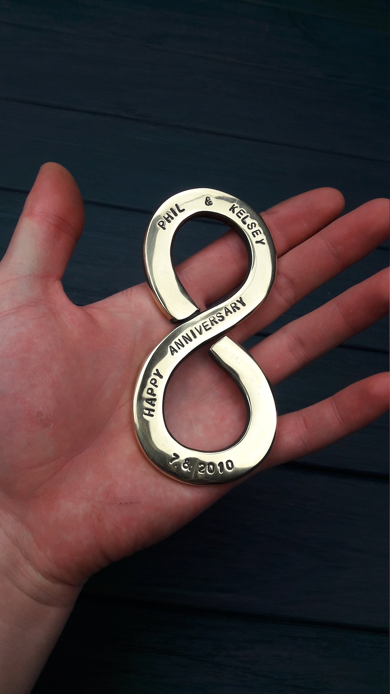 Bronze Anniversary Gift 8th Anniversary Gift for Her Bronze Etsy
