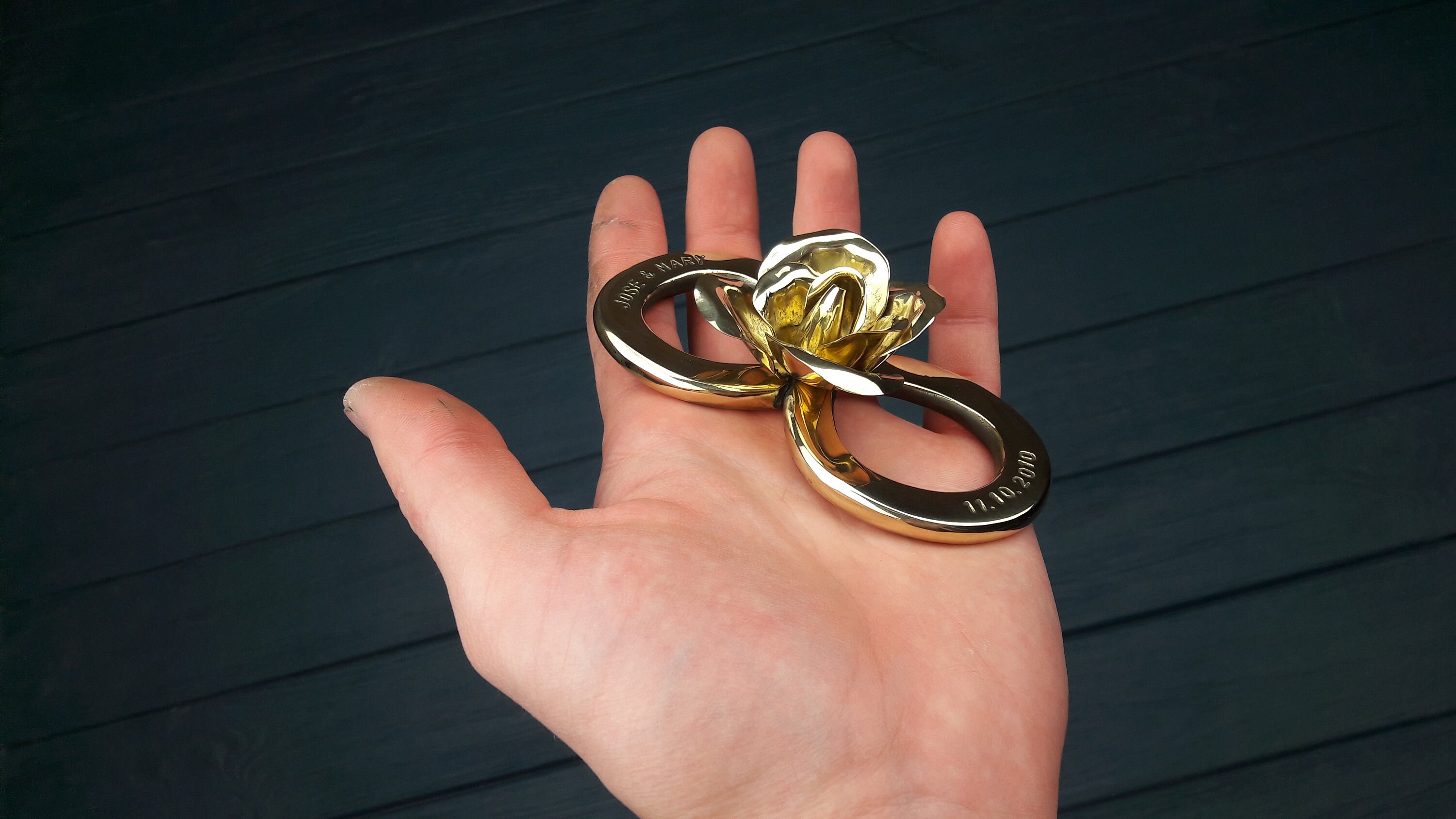 Bronze 8 Anniversary Gift Gift for Her Bronze Number 8 Etsy