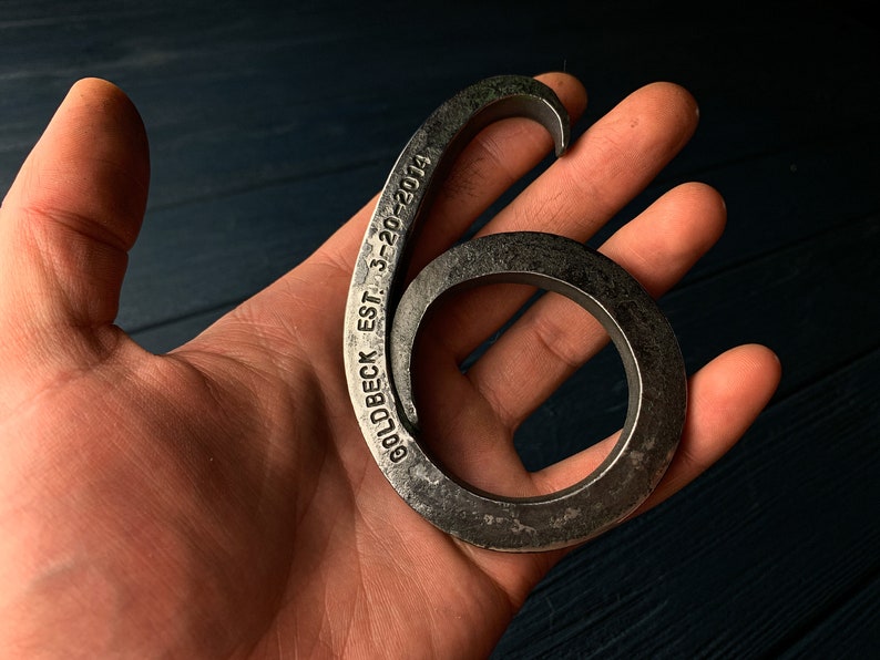 Six 6th Anniversary Gift Iron Jewelry Iron Etsy