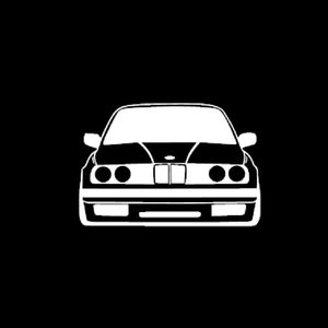 BMW E30 Decal: 4in Vinyl Sticker