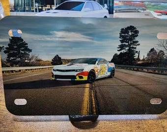 Custom Photo Mini License Plate | Personalized Car Accessory, Pet, Concert, or Family Photo Gift