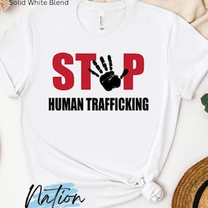 Stop mensenhandel T-shirt: Modern Slavery Awareness-T-shirt