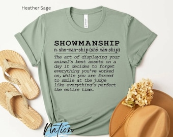 Showmanship Definition T-Shirt: Horse Lover Gift