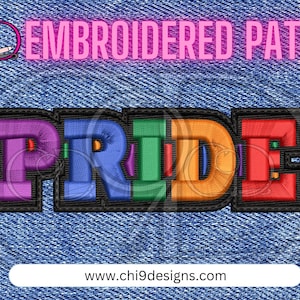 Multi Pride Bold Letters