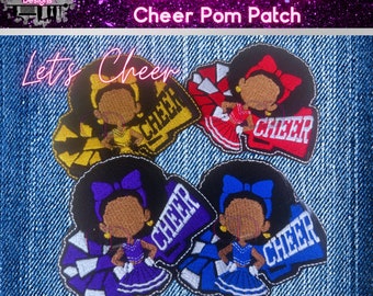 Cheerleading Embroidered Patch