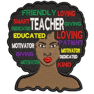 Dope Diva, Embroidered Patch, Iron On Patch, Brown Shades