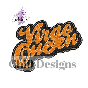 Virgo Queen Patch-orange