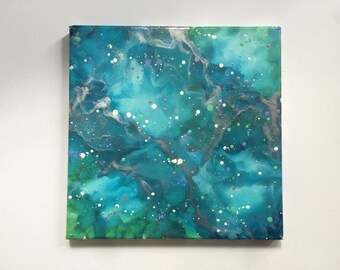 aquamarine crayon etsy