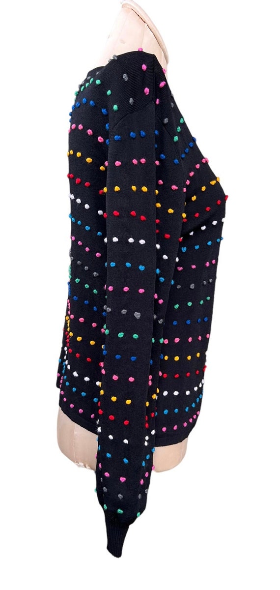 Vintage Fun Colorful Confetti Swiftie Style Cardi… - image 5