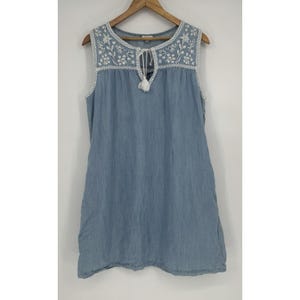 spense denim dress Womens Spense Denim Dress Size Small