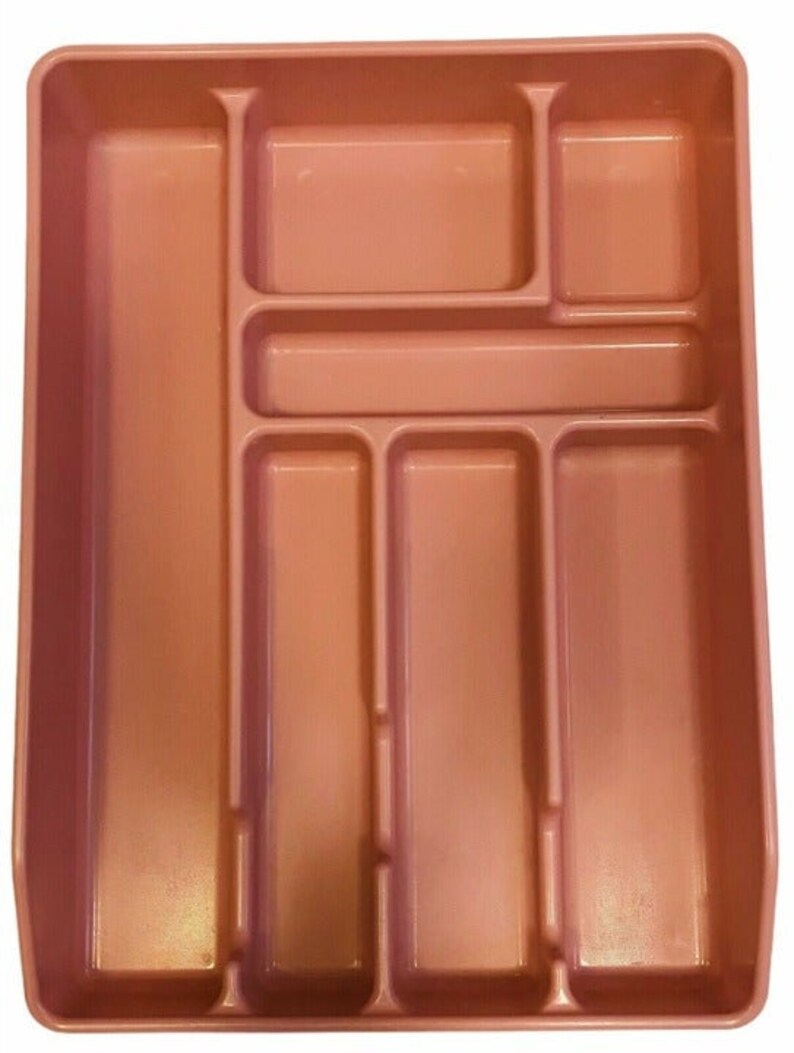 RUBBERMAID Rose Pink Utensil Flatware Silverware Tray Holder Etsy