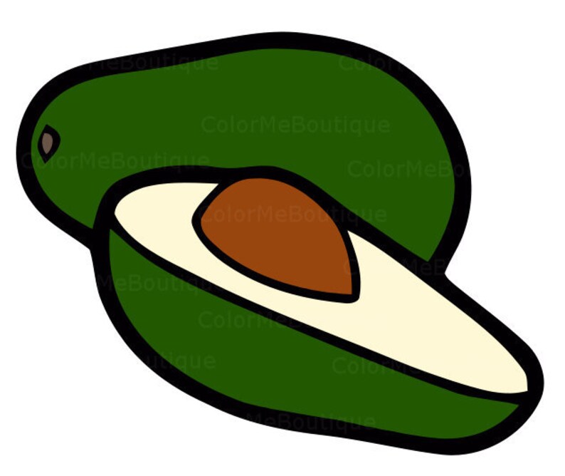 Download Avocado Clipart Clip Art Art Collectibles Tripod Ee