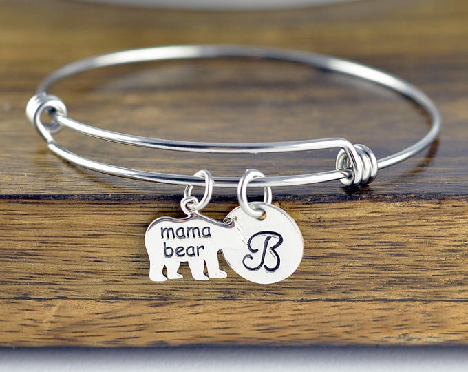 Mama Bear Bracelet - Mama Bear Jewelry - Bear Bracelet - Mama Bear Jewelry - Mothers Bracelet - Mom Bracelet - Mothers Day Gift