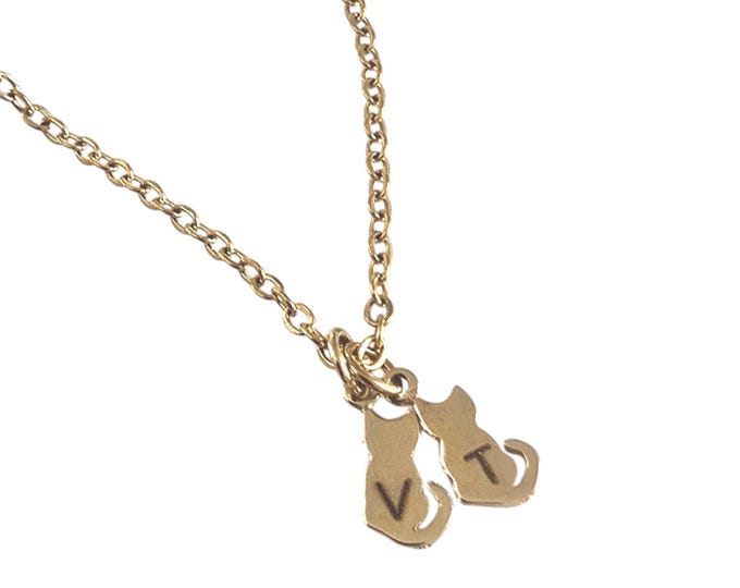 Personalized Cat Necklace, Cat Mom, Cat Lover Gift, Cat Lover Gift Jewelry, Animal Lover Gift, Cat Necklace for Women