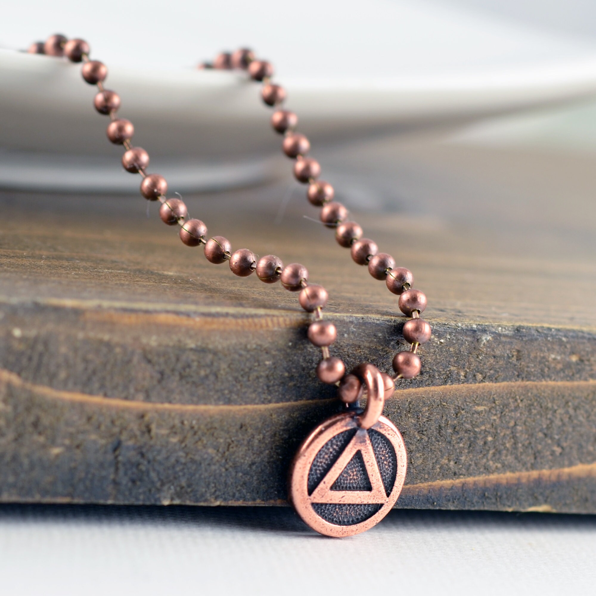 Sobriety Gift Sobriety Jewelry Recovery Necklace Recovery Etsy