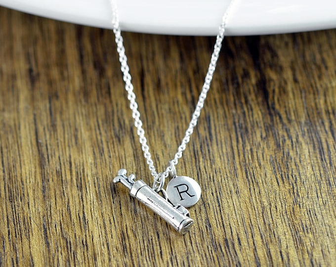 Personalized Initial Necklace - Golf Gifts - Gifts for Golfers - Golf Jewelry - Golf Gift for Women - Golfer Jewelry - Custom Necklace