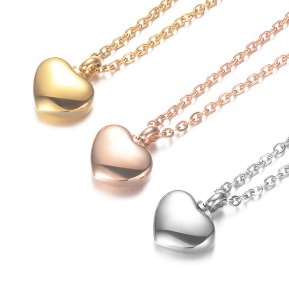 Cremation Jewelry, Ash Jewelry, Heart Cremation Pendant, Urn