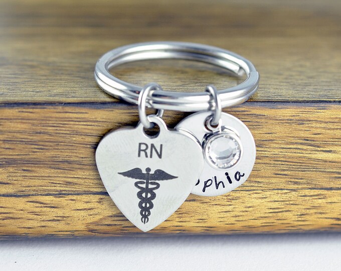 Nurse Gift - Gift for Nurse - Nurse Keychain - Graduation Gift - Nursing gift - RN gift - Nursing student - Nurse appreciation - Bff Gifts