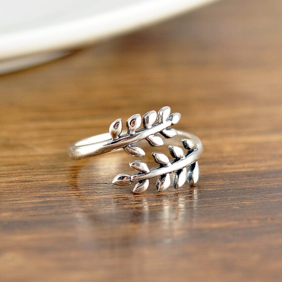 Adjustable cheap leaf ring