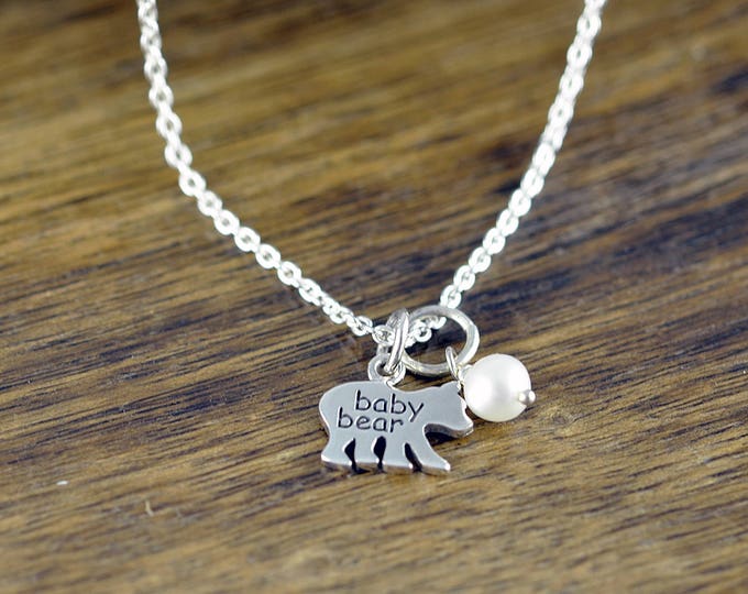Baby Bear Necklace - Mama Bear Jewelry - Bear Cubs Necklace - Bear Cub Jewelry - Mothers Necklace - Mom Necklace - Daughter Gift