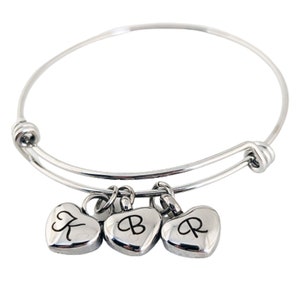 Personalized Cremation Bracelet, Cremation Jewelry, Ash Jewelry, Heart Cremation Pendant, Urn Bracelet For Ashes, Silver Heart Bracelet
