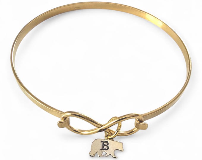 Custom Mama Bear Initial Bracelet for Mom Mommy And Me Kids Gift Mothers Day Jewelry Mama Bear Jewelry Infinity Bracelet