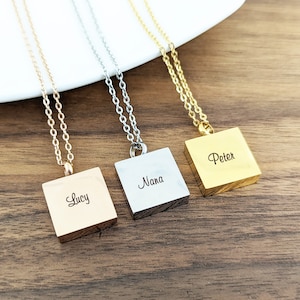 Cremation Jewelry, Cremation Necklace for ashes, Pet Cremation, Urn Necklace, Funeral Gift, Memorial Necklace, Pendant for Human Ashes