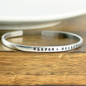 Name Cuff Bracelet, Personalized Mother Bracelet, Mommy Bracelet, Custom Name Bracelet, Mothers Day Gift, Gift for Mom, Mother&#39;s Jewelry