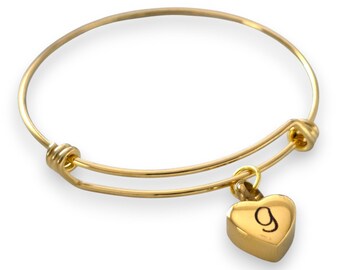 Personalized Cremation Bracelet, Cremation Jewelry, Ash Jewelry, Heart Cremation Pendant, Urn Bracelet For Ashes, Silver Heart Bracelet