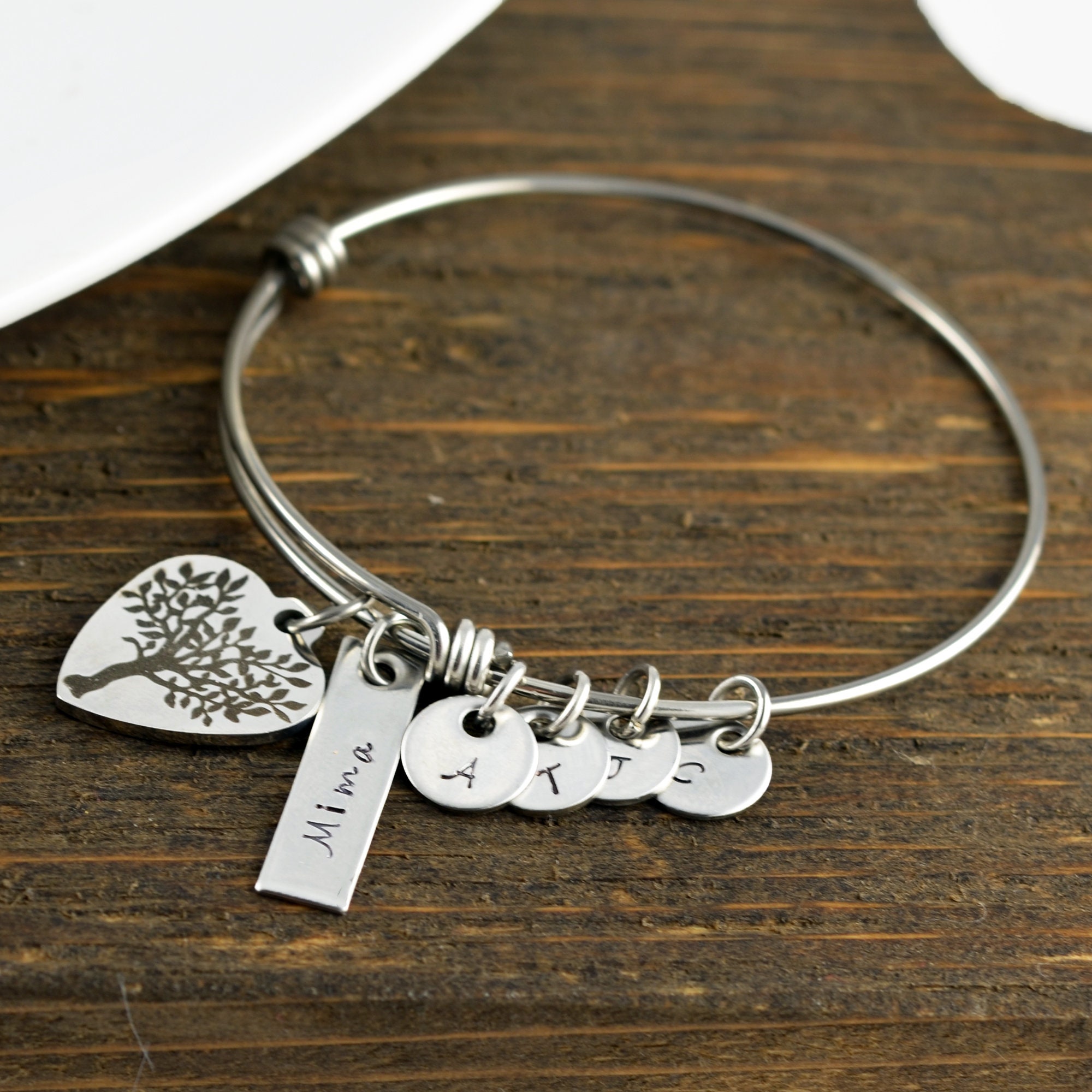 personalized charm bracelets for grandmothers