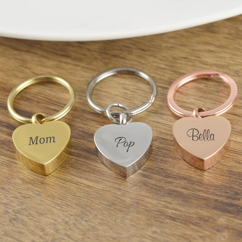 Cremation Keychain Cremation Jewelry Urn keychain For Ashes Etsy