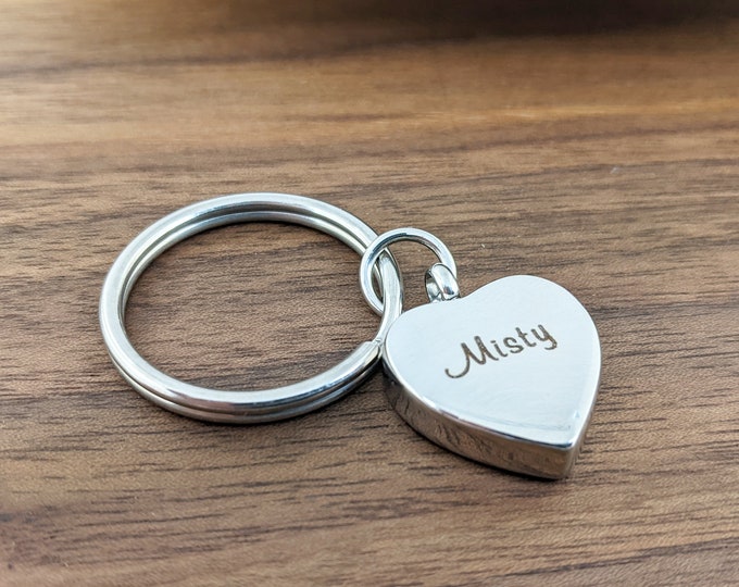 Personalized Memorial Keychain, Cremation Jewelry, Cremation keychain, Urn keychain For Ashes, , Cremation keyring, Cremation Keepsake