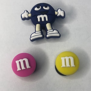 Blue M&M Candy Shoe Charm –