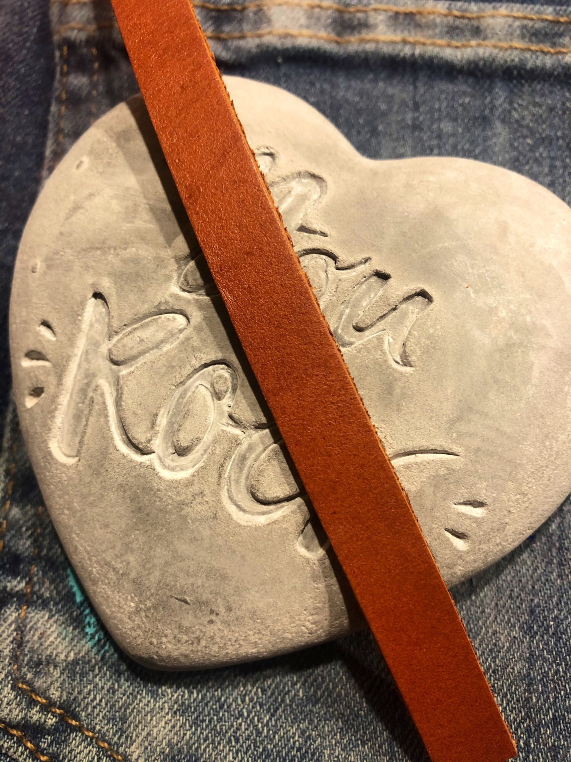 Two 10mm Leather Strips for Bracelet 8 Long, Also Cut and Use to Make