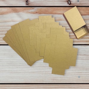 Set of 6 Tim Holtz Match Box Die Cuts. Ready to assemble