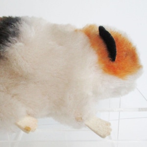 Vintage Steiff Swinny Mohair Guinea Pig Ear Button 20 cm 1980s