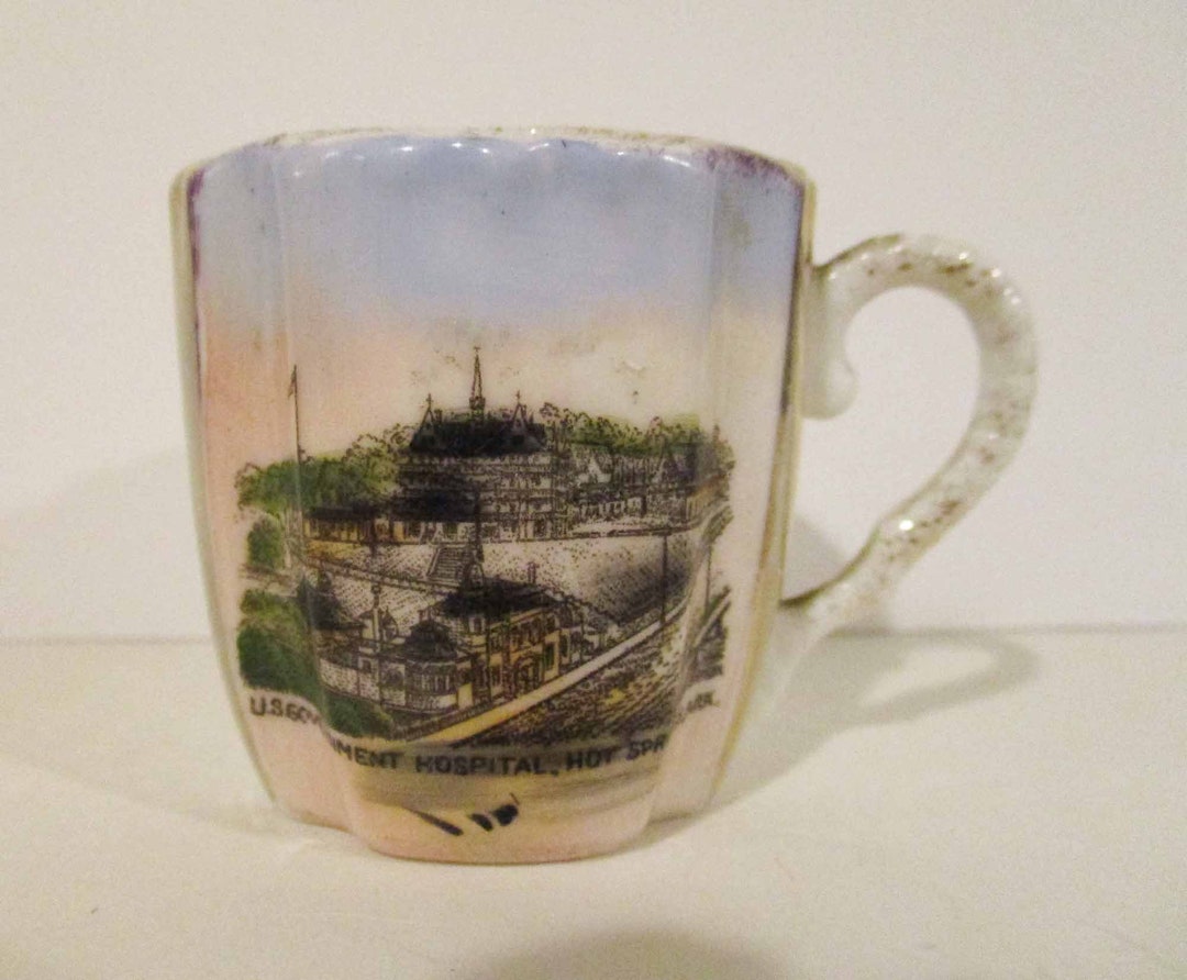Wheelock Made in Germany Souvenir China Miniature Mustache Cup Etsy