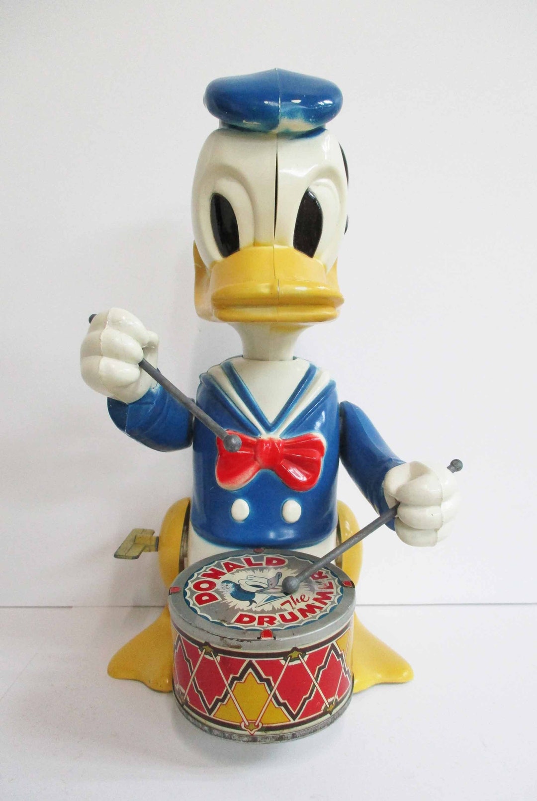 Marx Productions Marx Walt Disney Productions Hard Plastic and Tin Litho Donald Duck ...