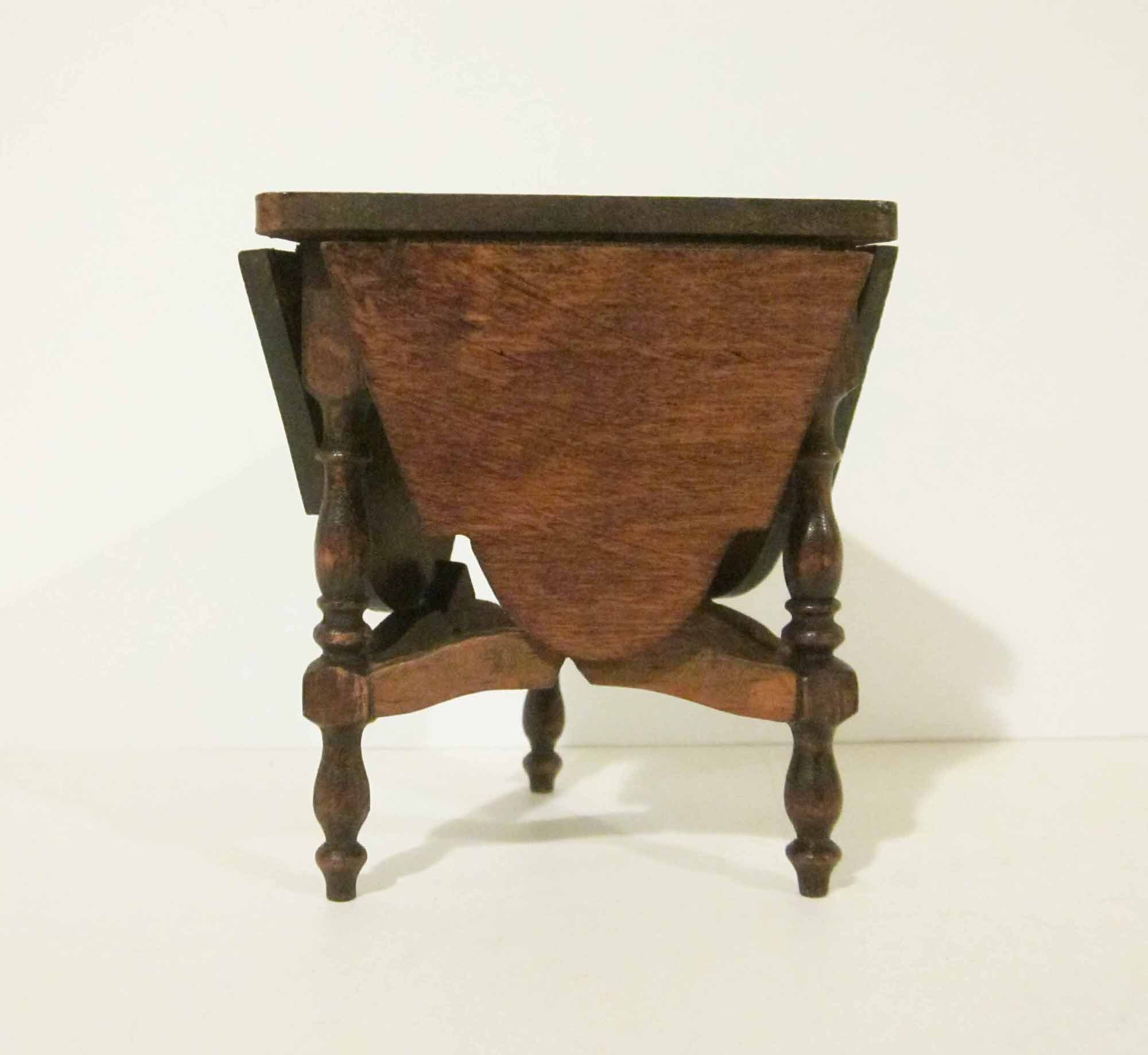 Made in Germany Wooden Triangle Drop Leaf Table 1 or 1 12 Scale