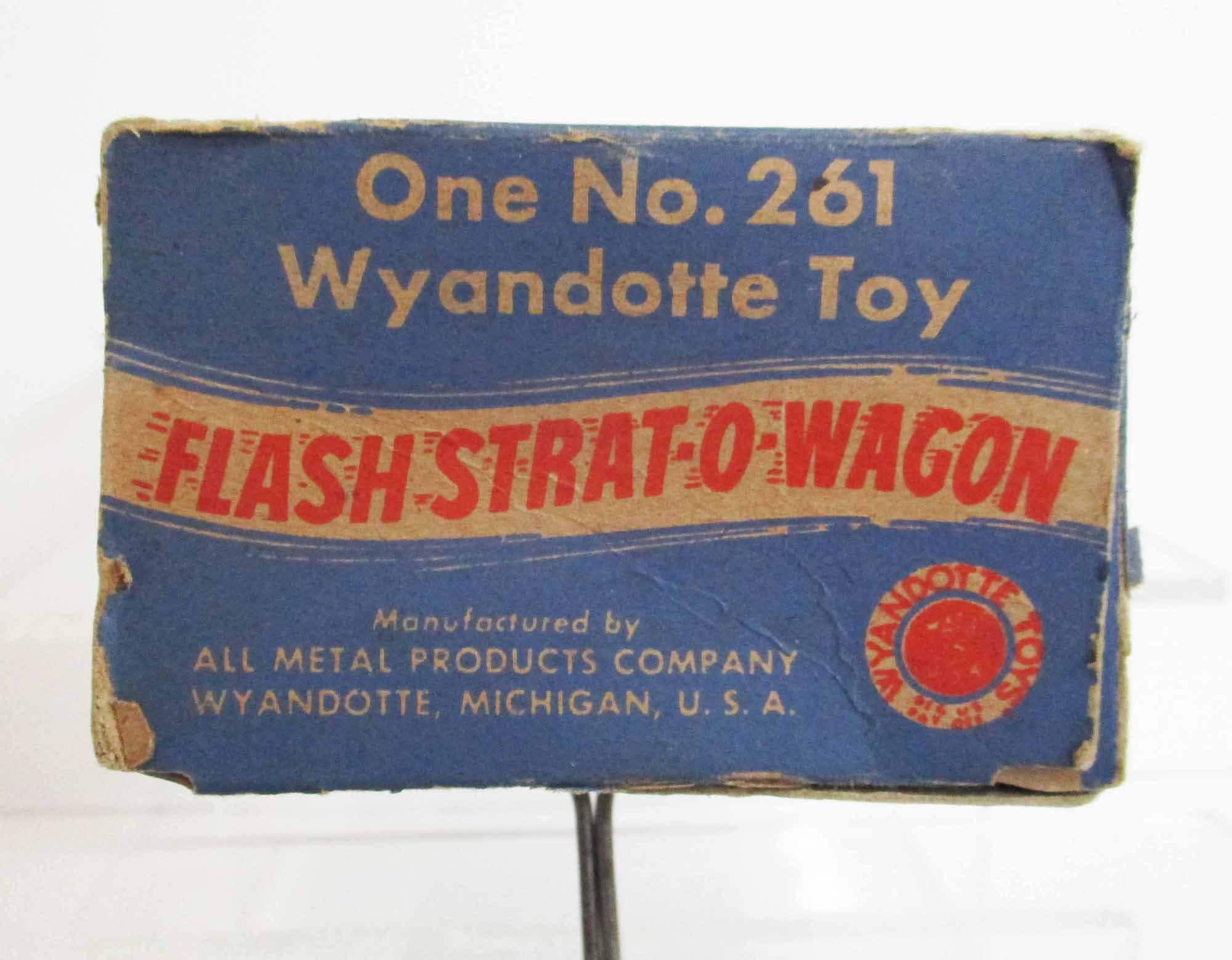 Art Deco Wyandotte Flash Gordon Strat-o-wagon Toy With Box 1940s