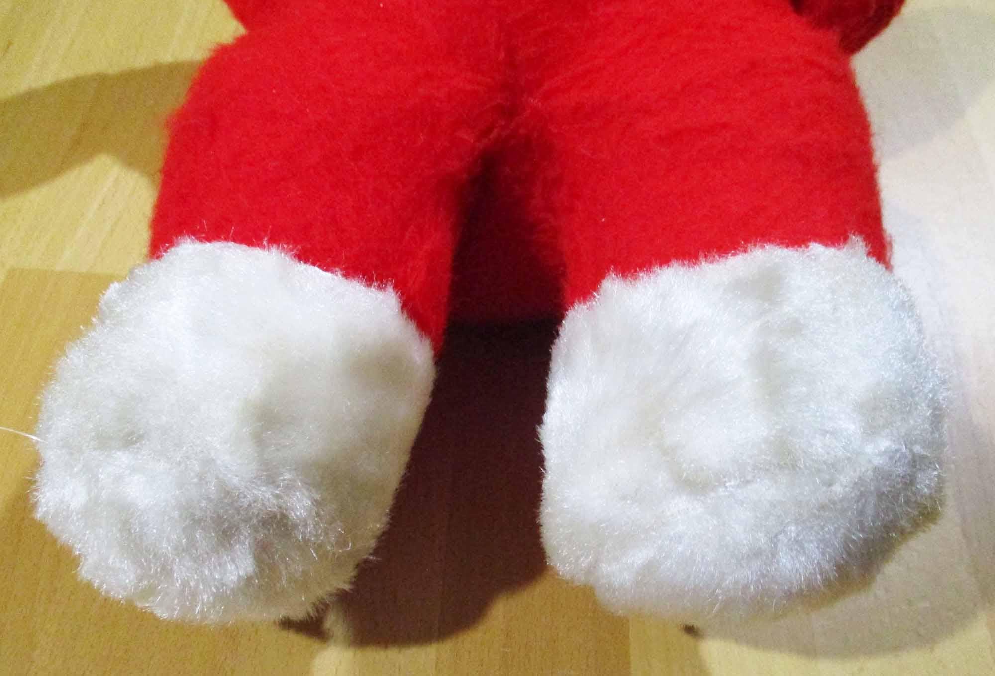 Vintage Christmas MCM Stuffed Plush Rubber Face Musical Vintage Christmas MCM Stuffed Plush Rubber Face Musical